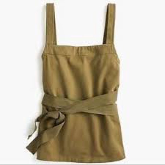 J. Crew Apron Tank in Olive Size S - Picture 1 of 4